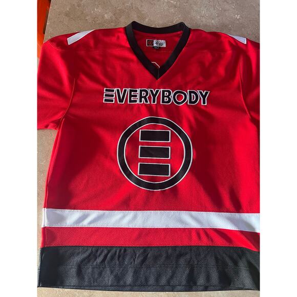 Logic Everybody Tour Hockey Jersey Concert Shirt Stitched #85 Size Medium - Picture 1 of 11